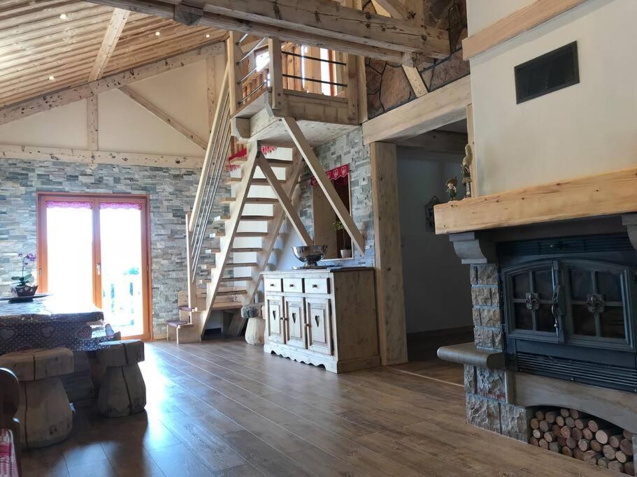 Chalet Spa Le Diamant Nathalie Mn La Rouge La Bresse Exterior photo