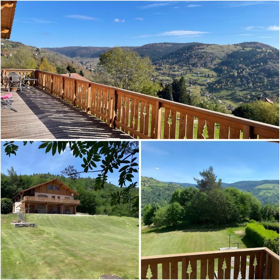 Chalet Spa Le Diamant Nathalie Mn La Rouge La Bresse Exterior photo
