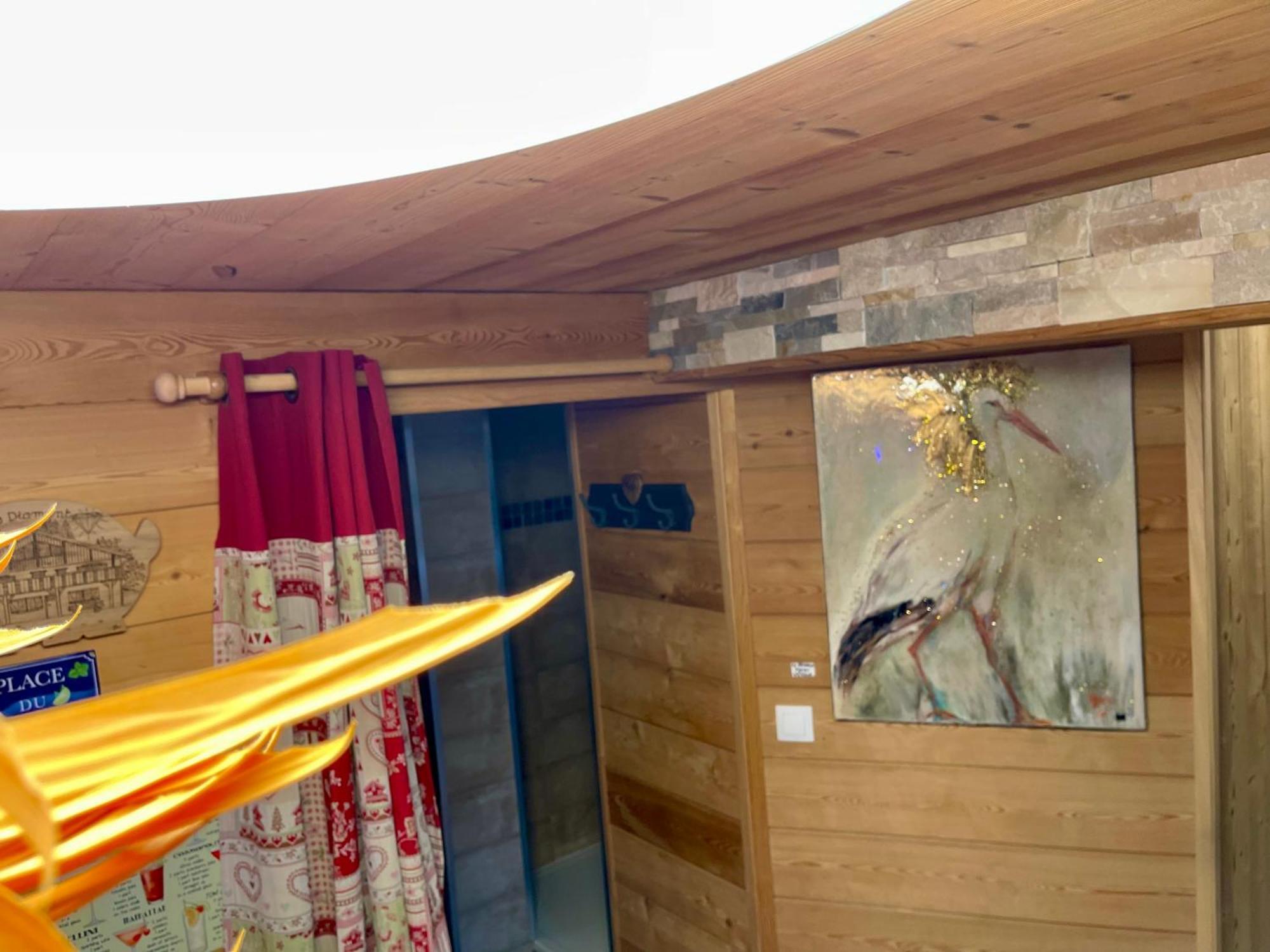 Chalet Spa Le Diamant Nathalie Mn La Rouge La Bresse Exterior photo