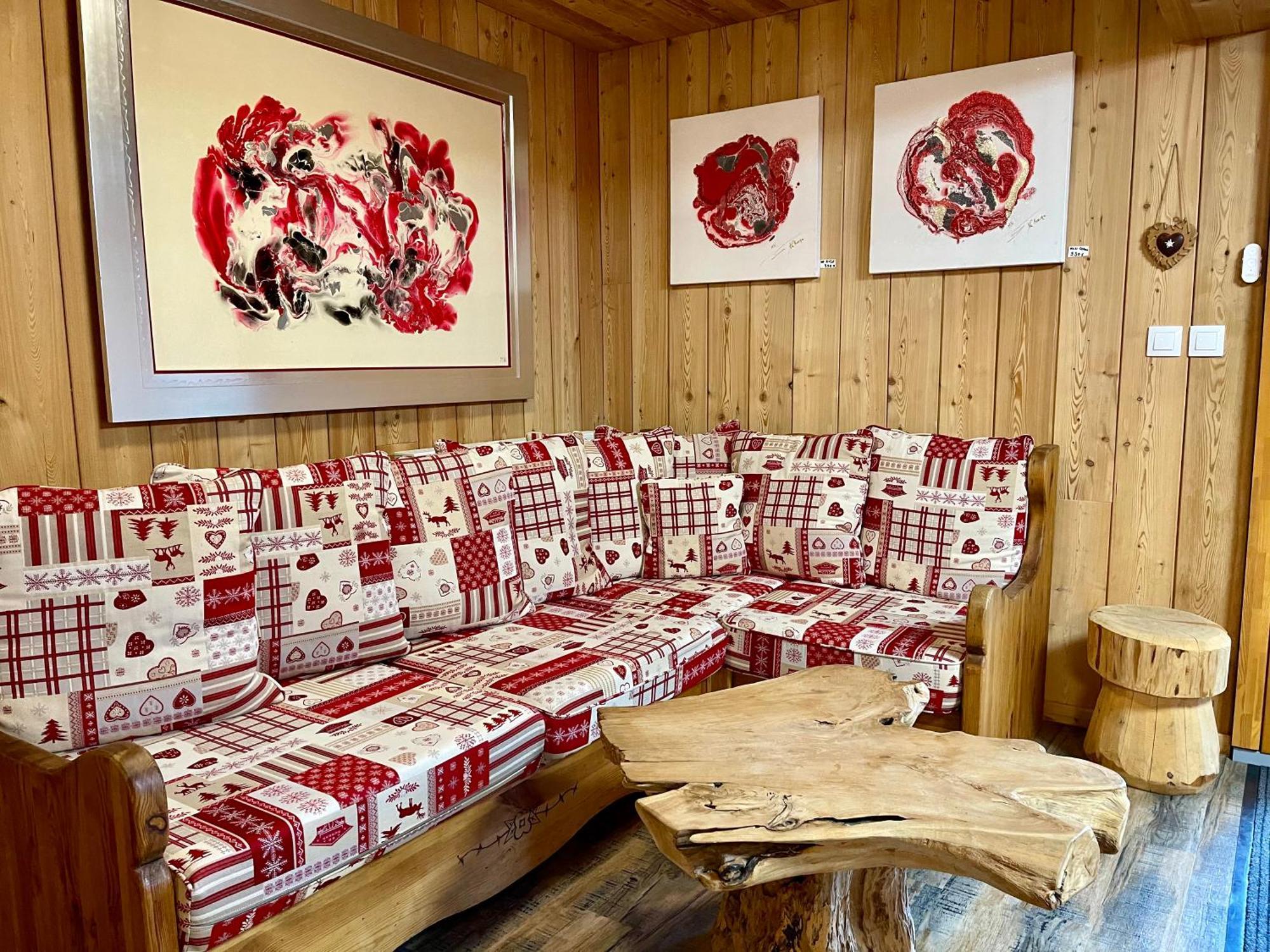 Chalet Spa Le Diamant Nathalie Mn La Rouge La Bresse Exterior photo